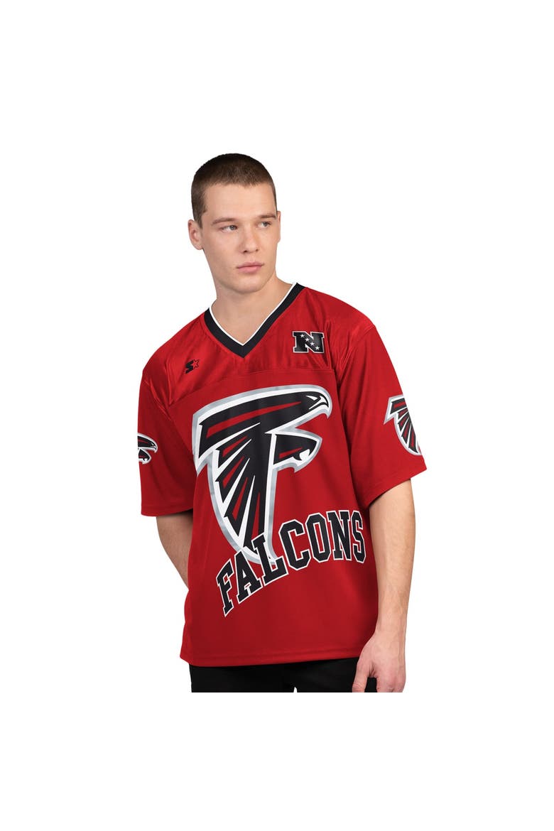 Men's Starter Red/White Atlanta Falcons Short Sleeve & Long Sleeve T-Shirt Combo Pack, Alternate, color, Red