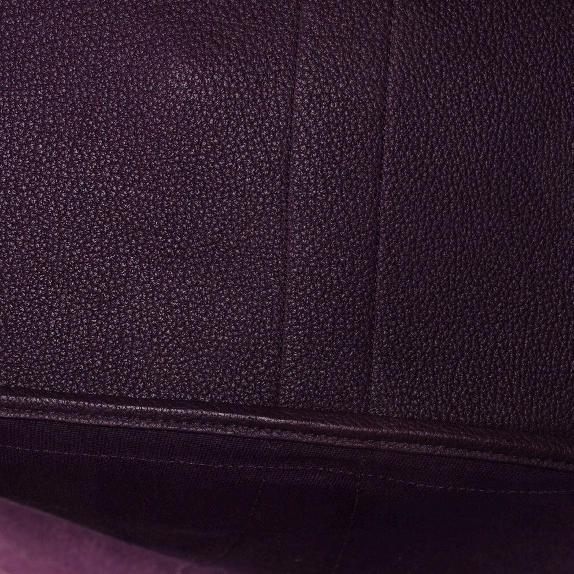 Pre-Owned Hermes Garden Party Tote Toile and Leather 36, Alternate, color, Cassis