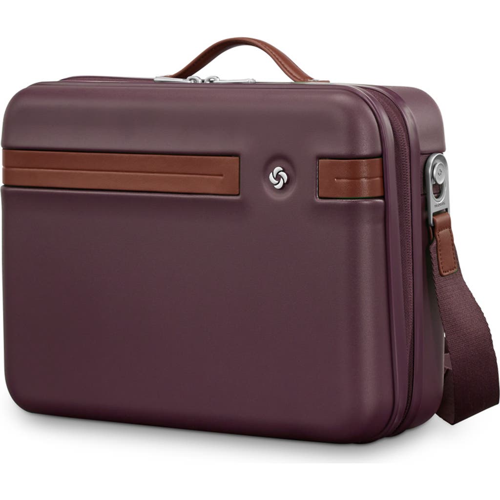 Samsonite Virtuosa Hardside Train Case In Burgundy