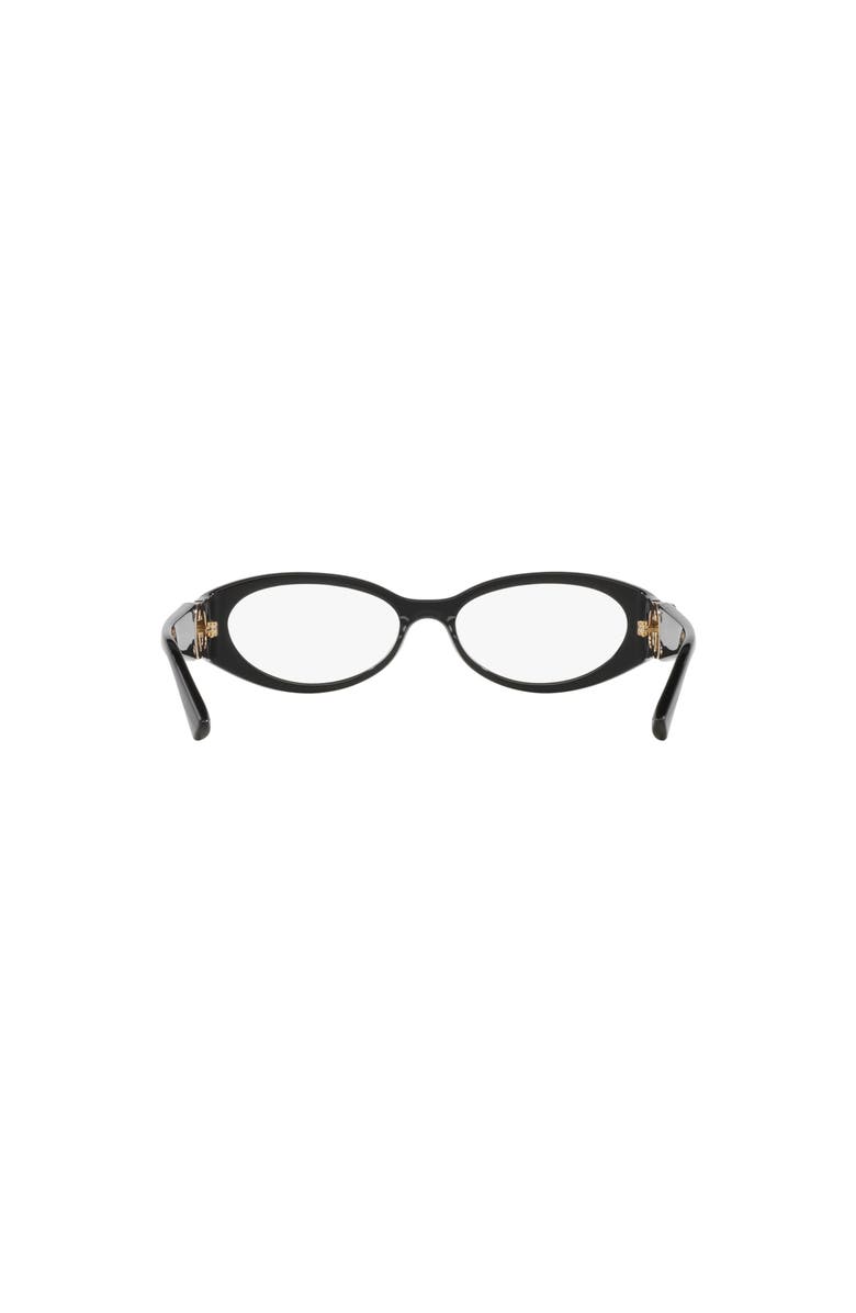 Gucci 52mm Round optical glasses, Alternate, color, Black