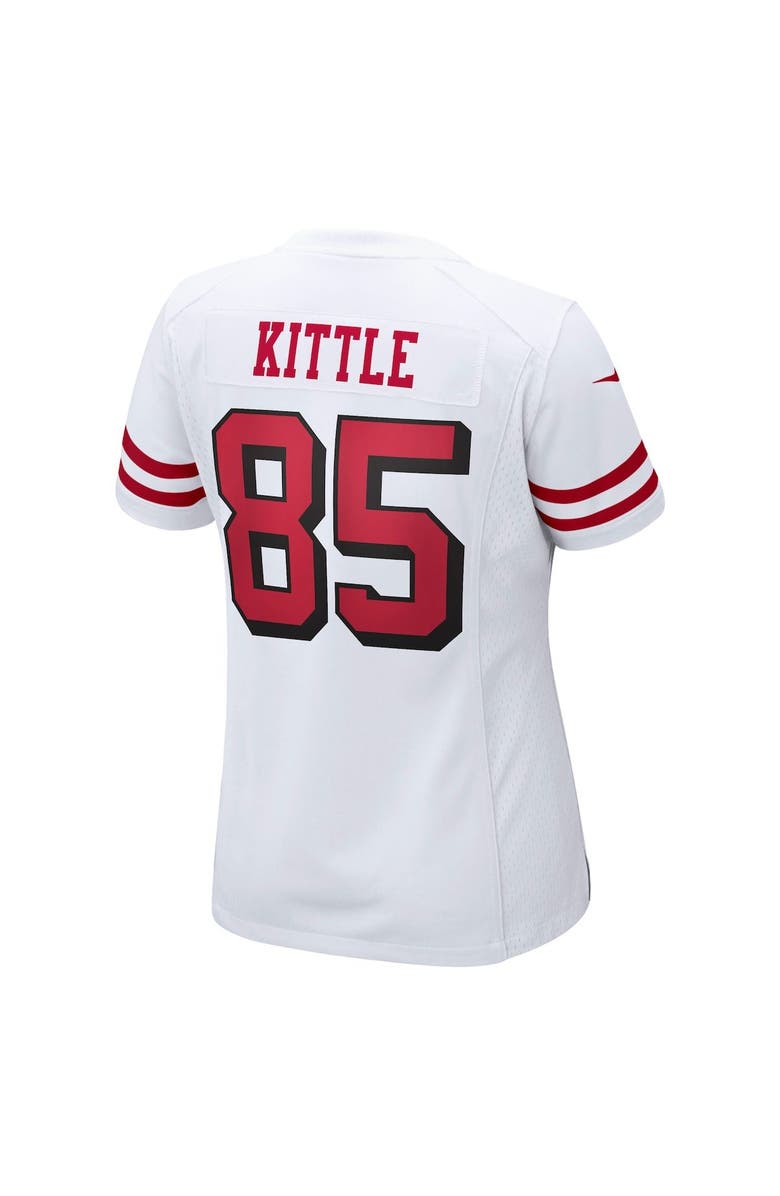 Nike Women's Nike George Kittle White San Francisco 49ers 75th Anniversary 2nd Alternate Game Jersey, Alternate, color,