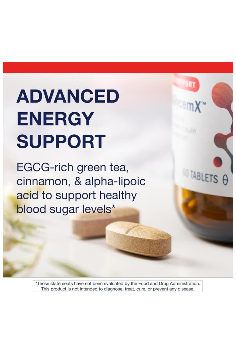 MetaGlycemX Carbohydrate Metabolism Support Supplement 60 Count, Alternate, color, None