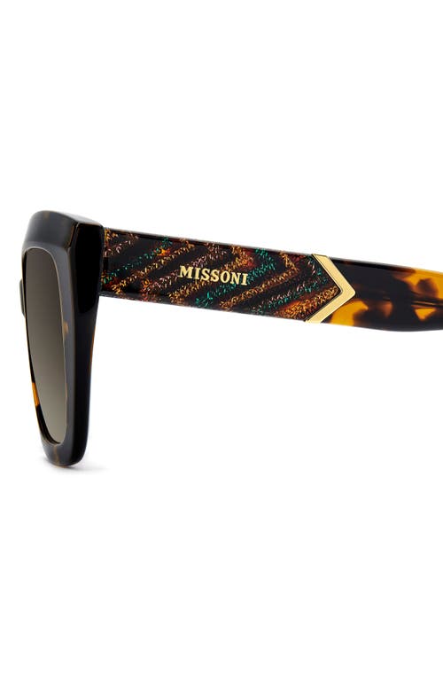Missoni 52mm Gradient Square Sunglasses In Blue