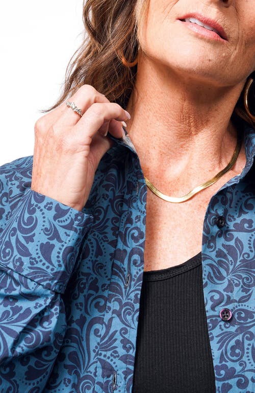 Wildfang The Essential Long Sleeve Oversized Wrap Button Up