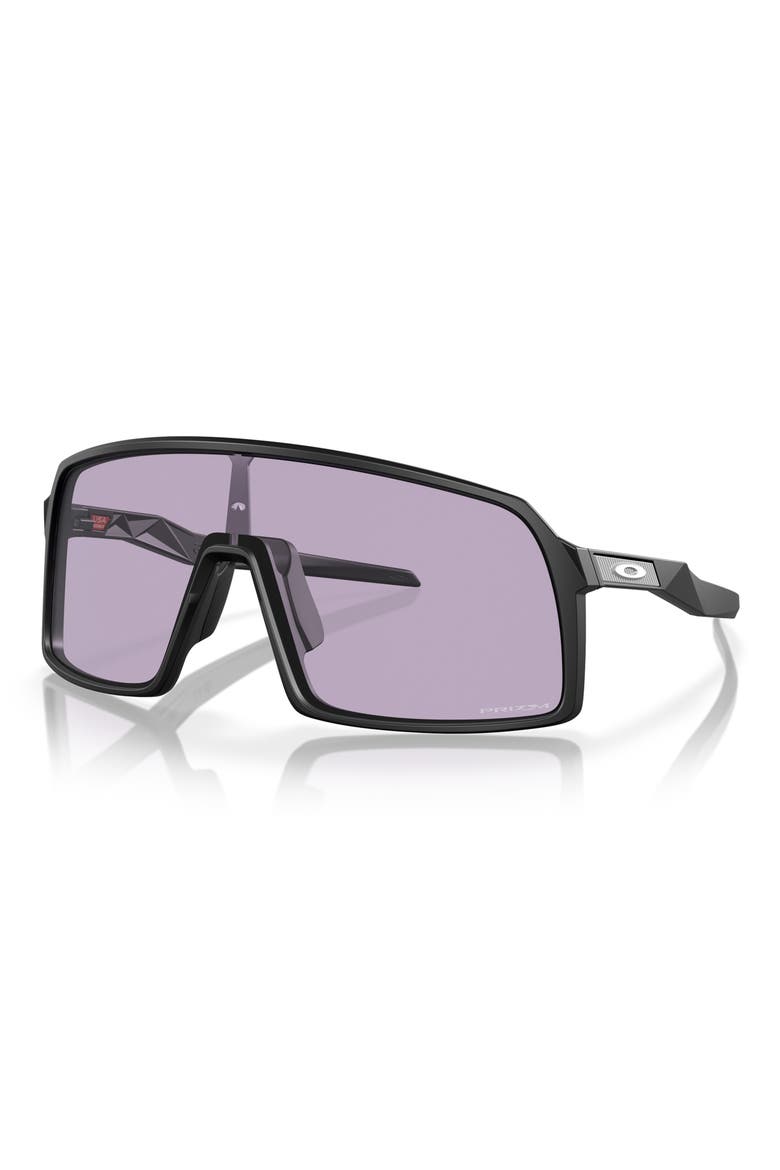 Sutro 60mm Prizm™ Rectangular Shield Sunglasses, Alternate, color, MATTE BLACK / PRIZM SLATE