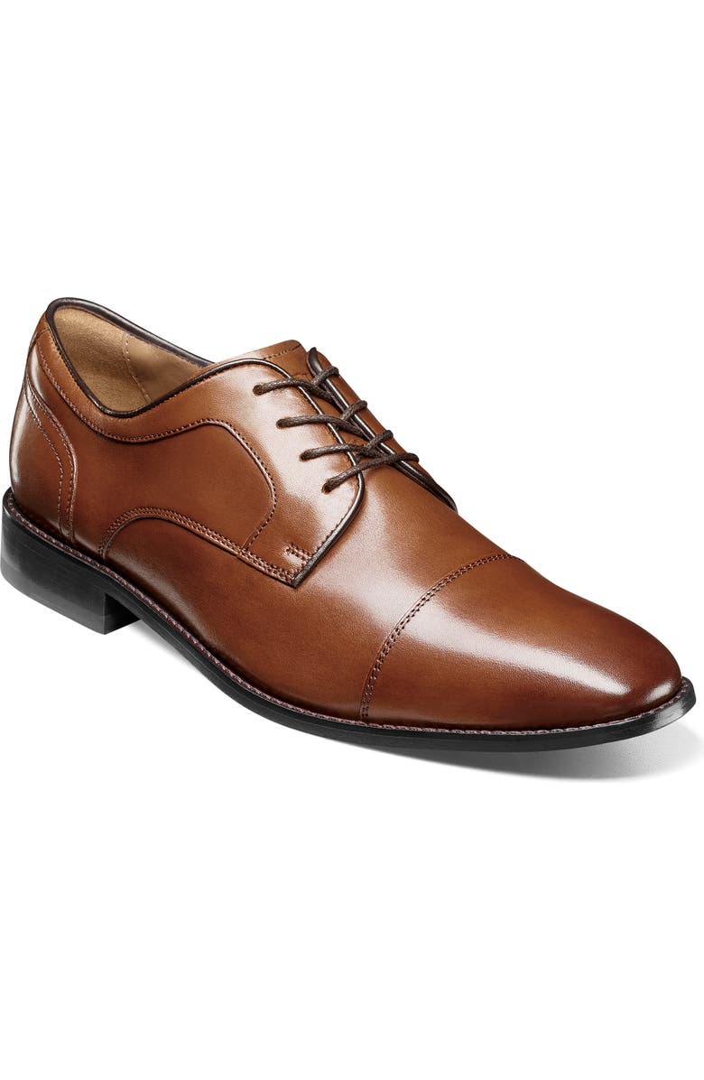 Florsheim Conetta Cap Toe Derby, Main, color, Cognac