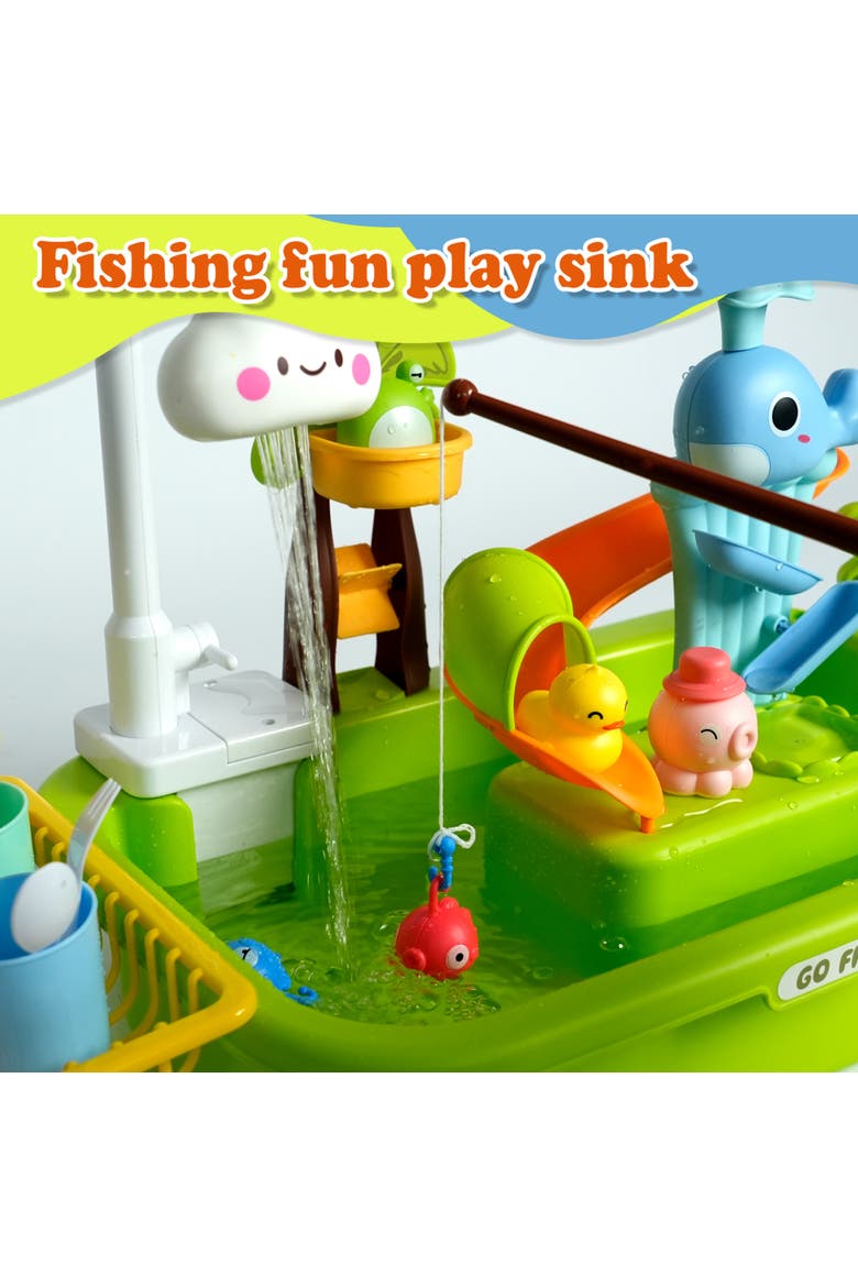 4In1 Play Sink, Running Water Faucet, Kitchen & Bath Toys, Alternate, color, Multicolored