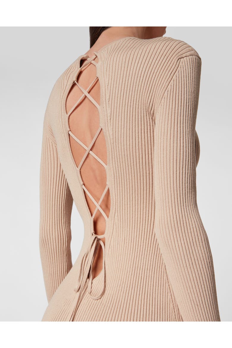 Knit Dress Women, Alternate, color, beige