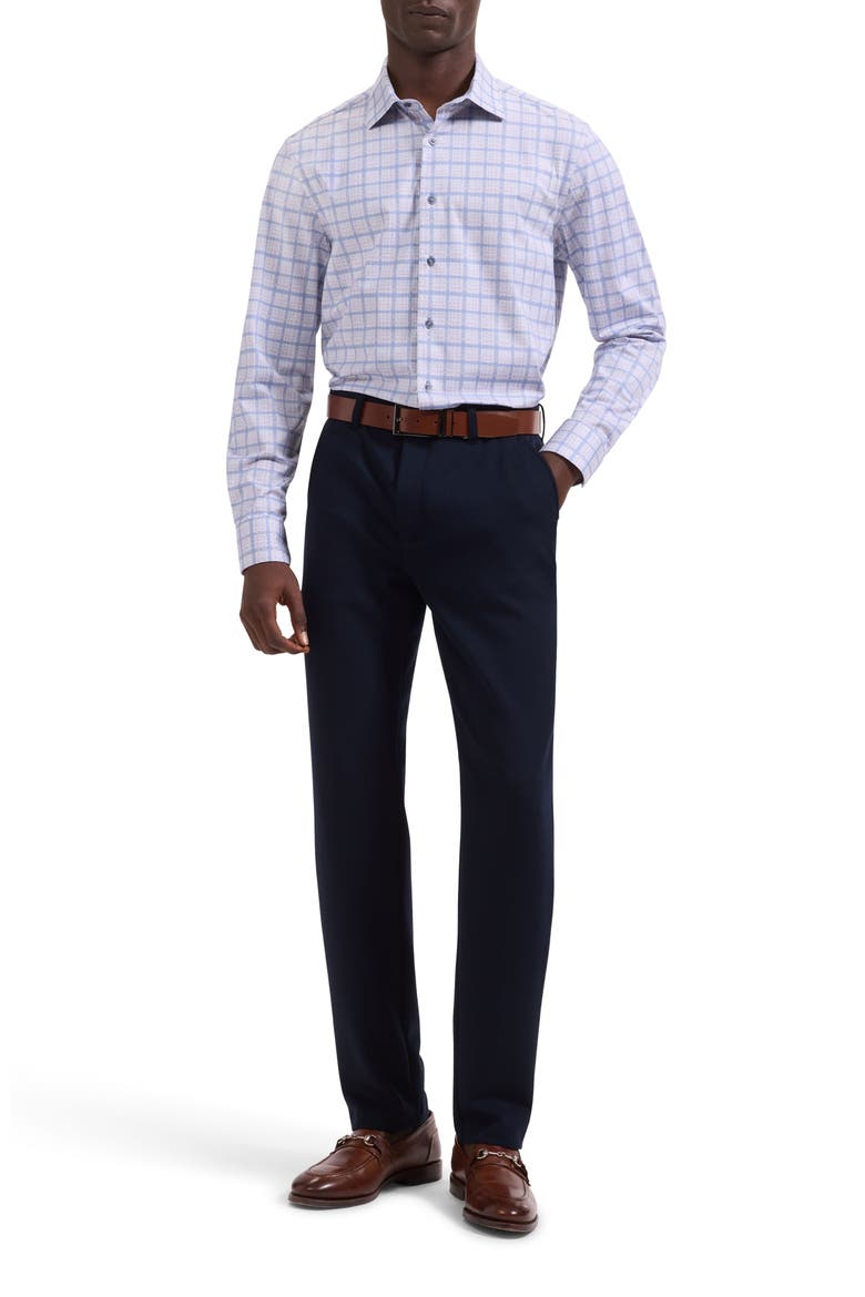 Jimmy OoohCotton® Plaid Button-Up Shirt, Alternate, color, DUSTY PINK