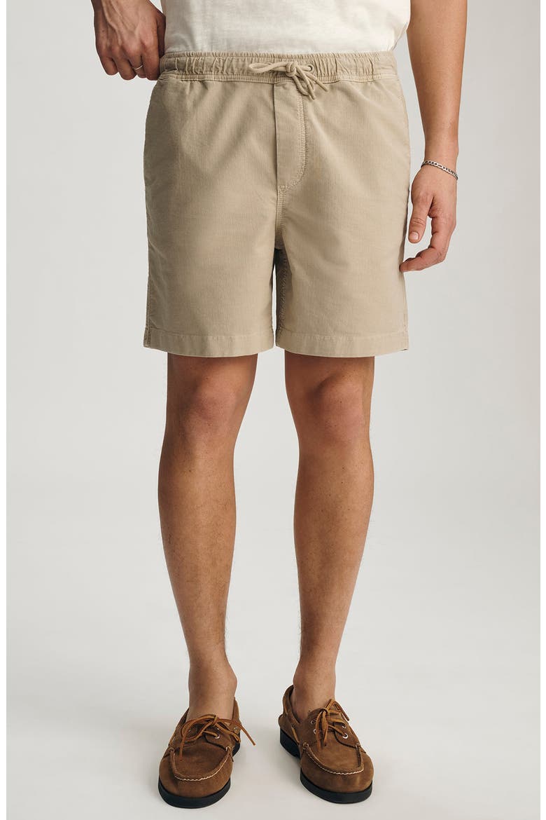 Textured Drawstring Shorts, Main, color, FEATHER GRAY