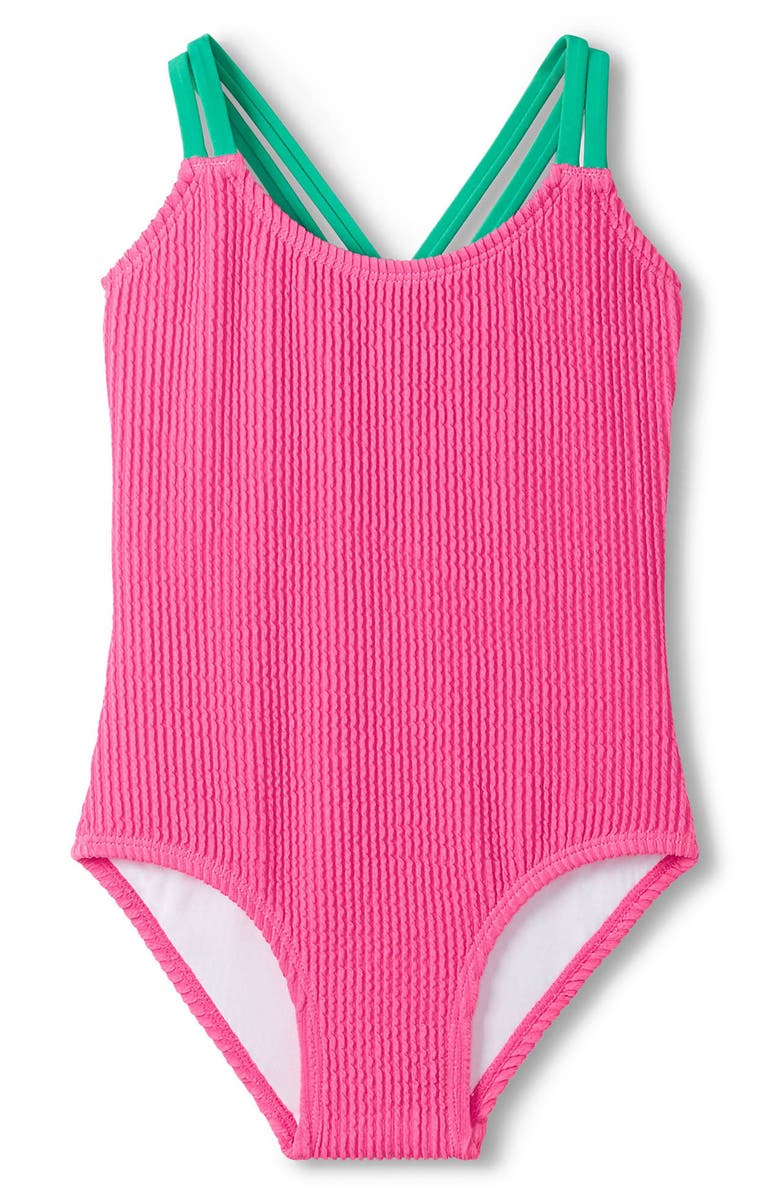 Hatley Kids' Azalea One-Piece Swimsuit, Main, color, Pink