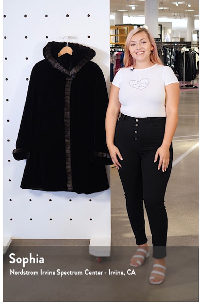 Faux Fur Swing Coat video