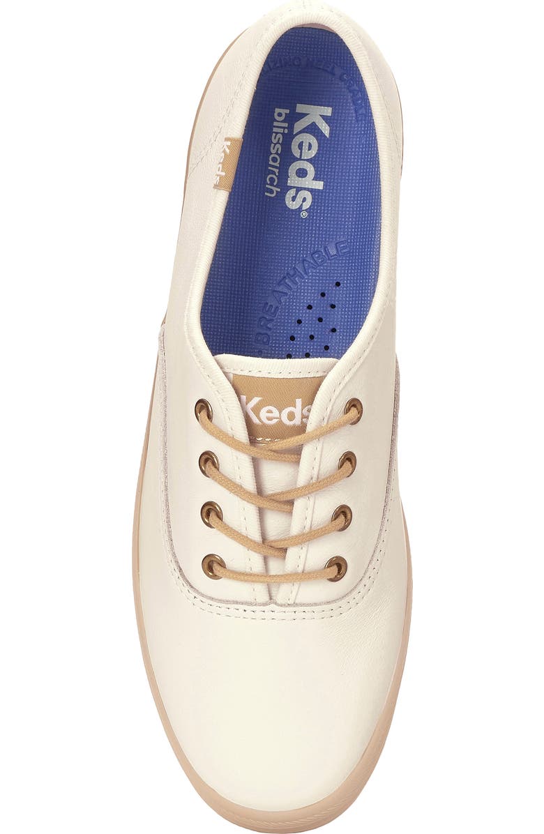 Keds<sup>®</sup> Champion Sneaker, Alternate, color, Snow Whte/ Iris