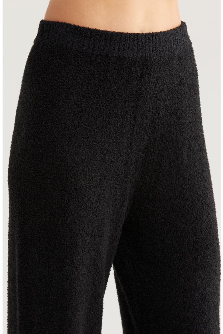 So Soft Cardigan & Lounge Pants Set, Alternate, color, BLACK