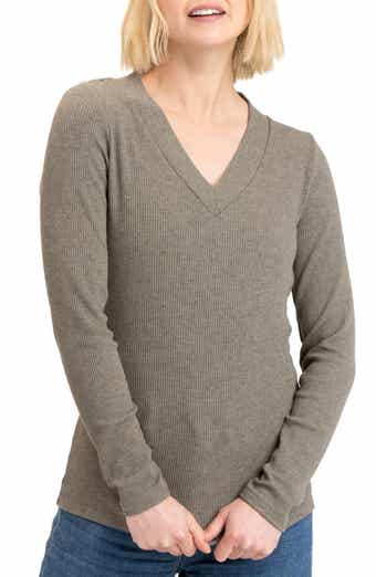 Threads 4 Thought Kelby Long Sleeve Rib Knit T-Shirt