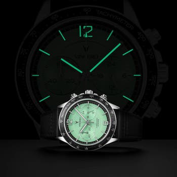 The Apex Prism Chronograph Leather Strap Watch, 42mm