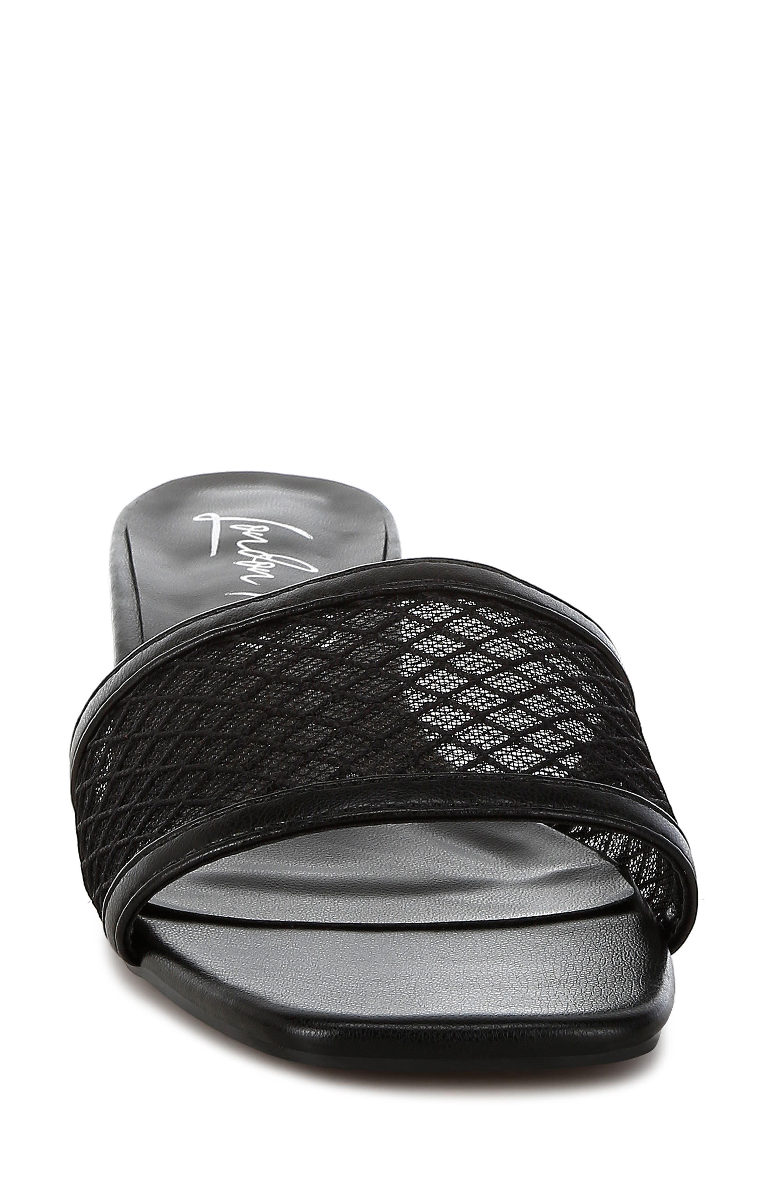 Faria Sandal, Alternate, color, BLACK