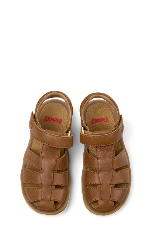 Camper Kids' Bicho Fisherman Sandal In Medium Brown