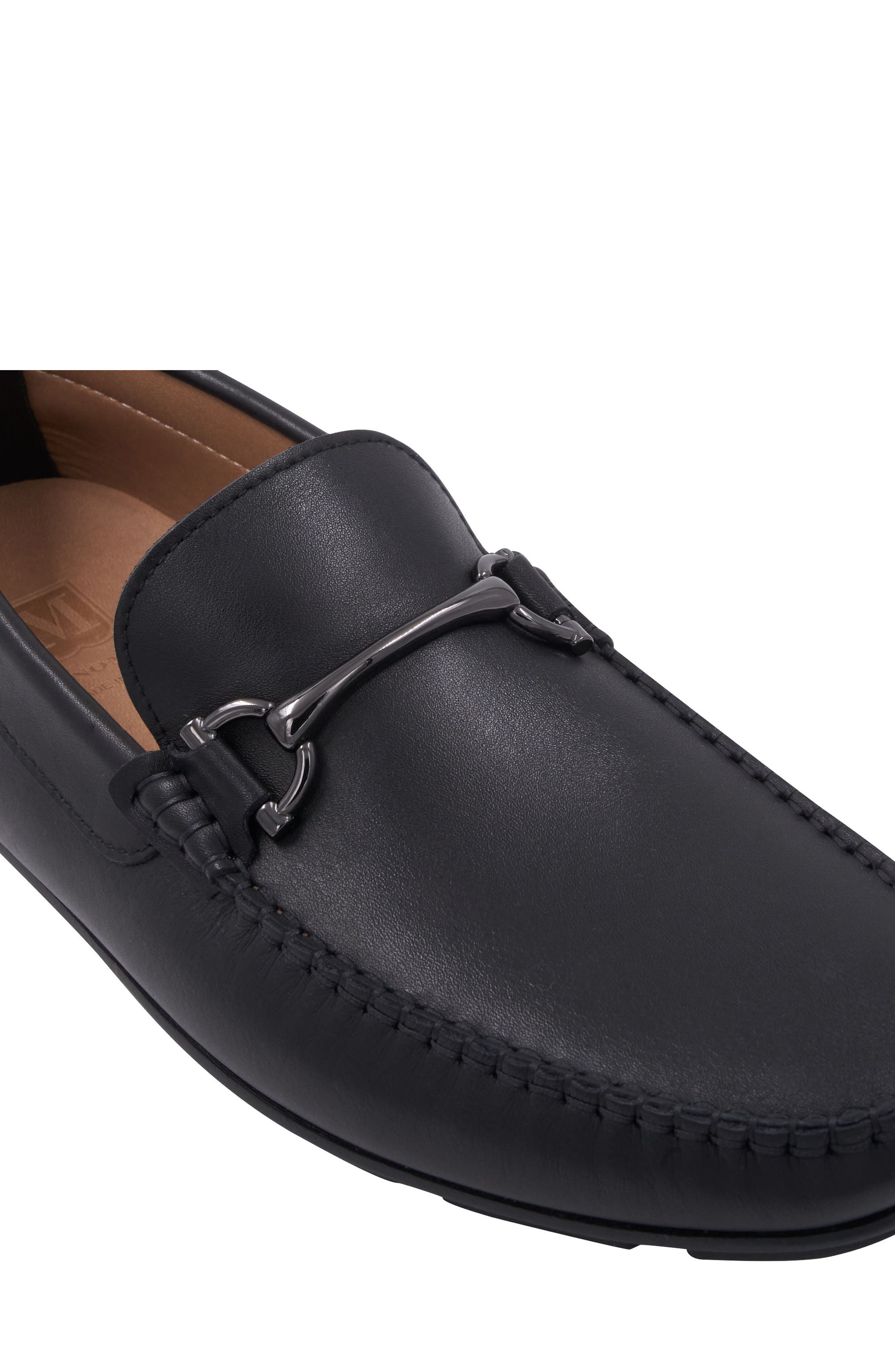 Bruno Magli Parker Bit Loafer, Alternate, color, Black