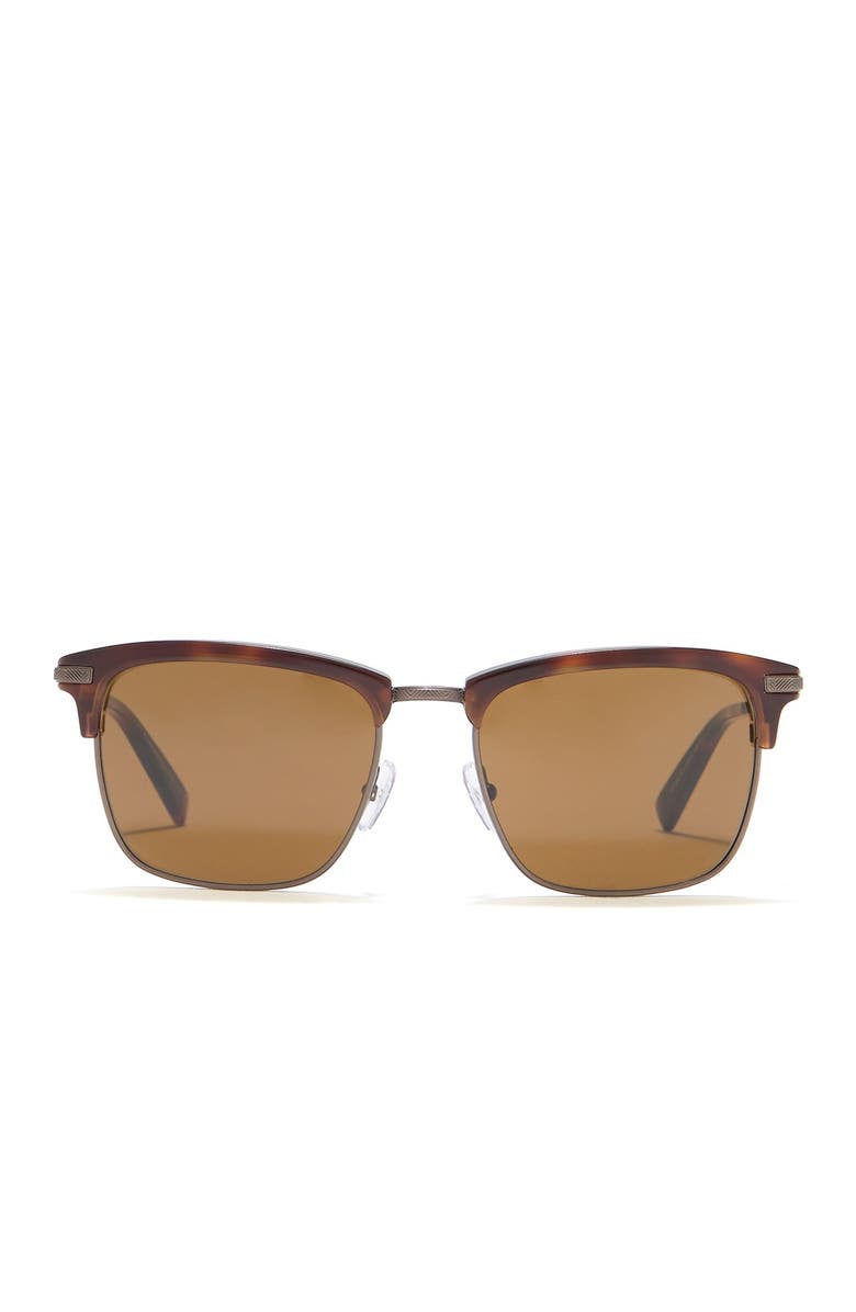 ZEGNA Square 53mm Sunglasses, Alternate, color, 