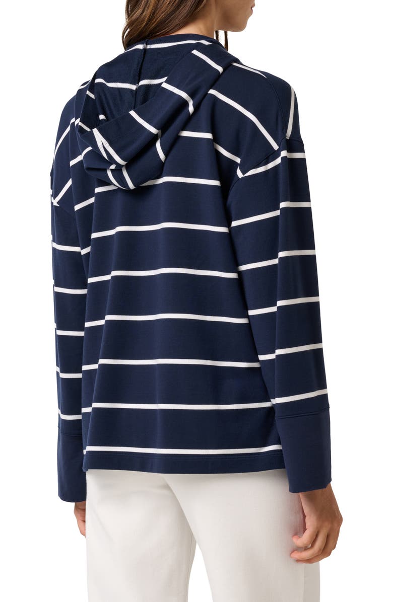 TravisMathew Cloud Terry Hooded Pullover, Alternate, color, Navy Blazer Multi