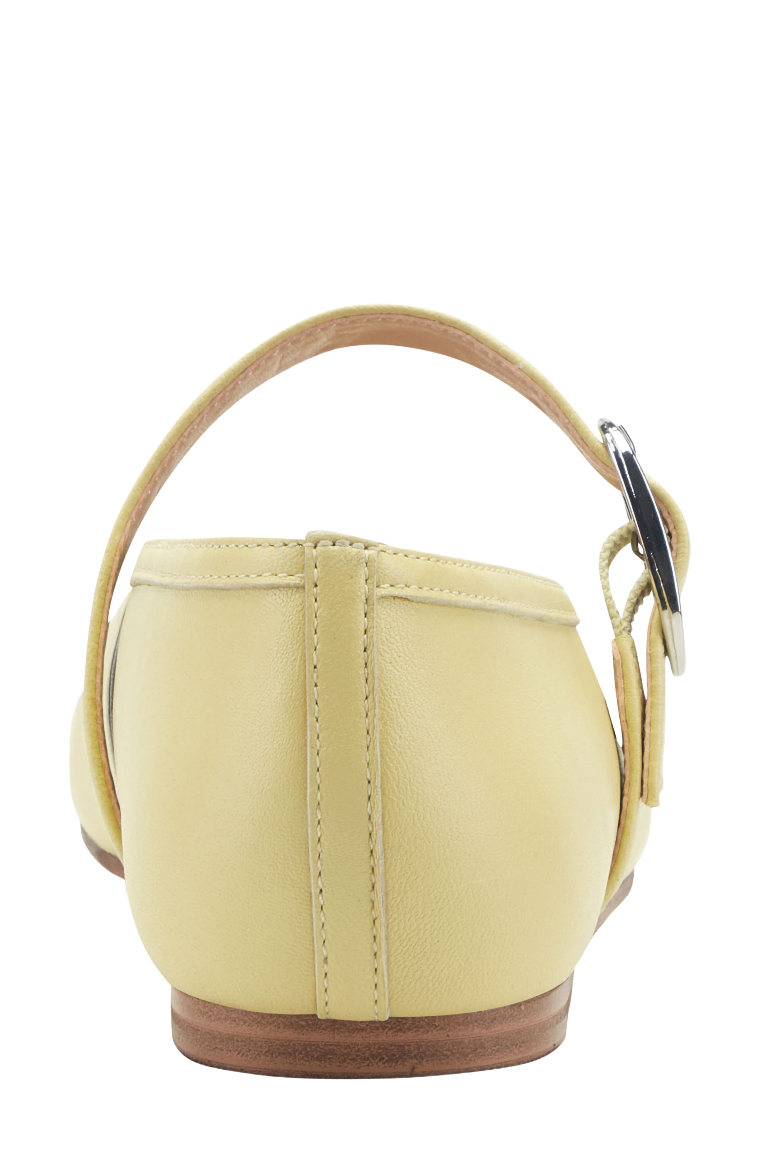 Godea Mary Jane Flat, Alternate, color, YELLOW