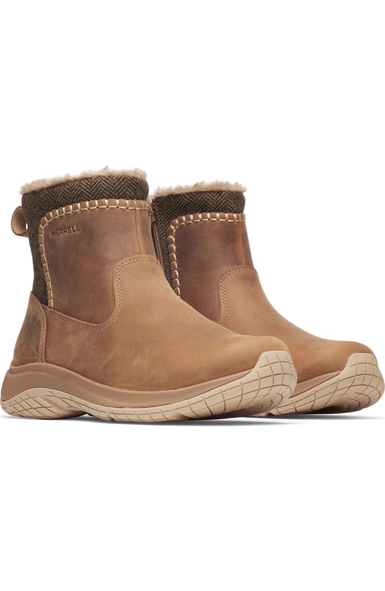 Merrell Encore Ice 5 Faux Fur Trim Bootie, Main, color, Hazel