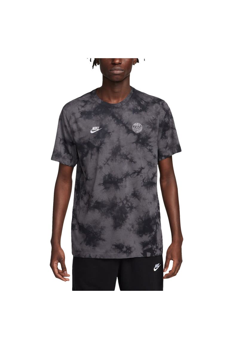 Men's Nike Gray Paris Saint-Germain Club Essentials T-Shirt, Alternate, color, Gray
