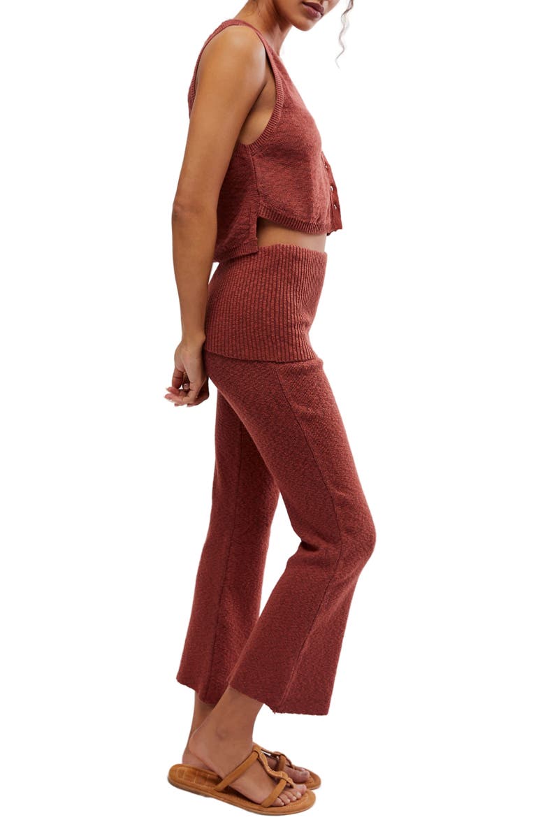 Free People Ruby Sweater Vest & Pants, Alternate, color, Chutney