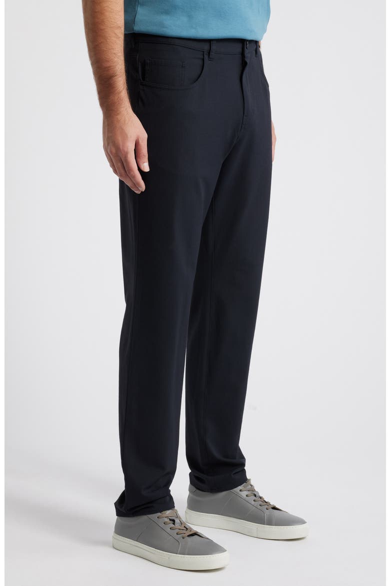 OTC Midweight Stretch Straight Leg Pants, Alternate, color, BLACK