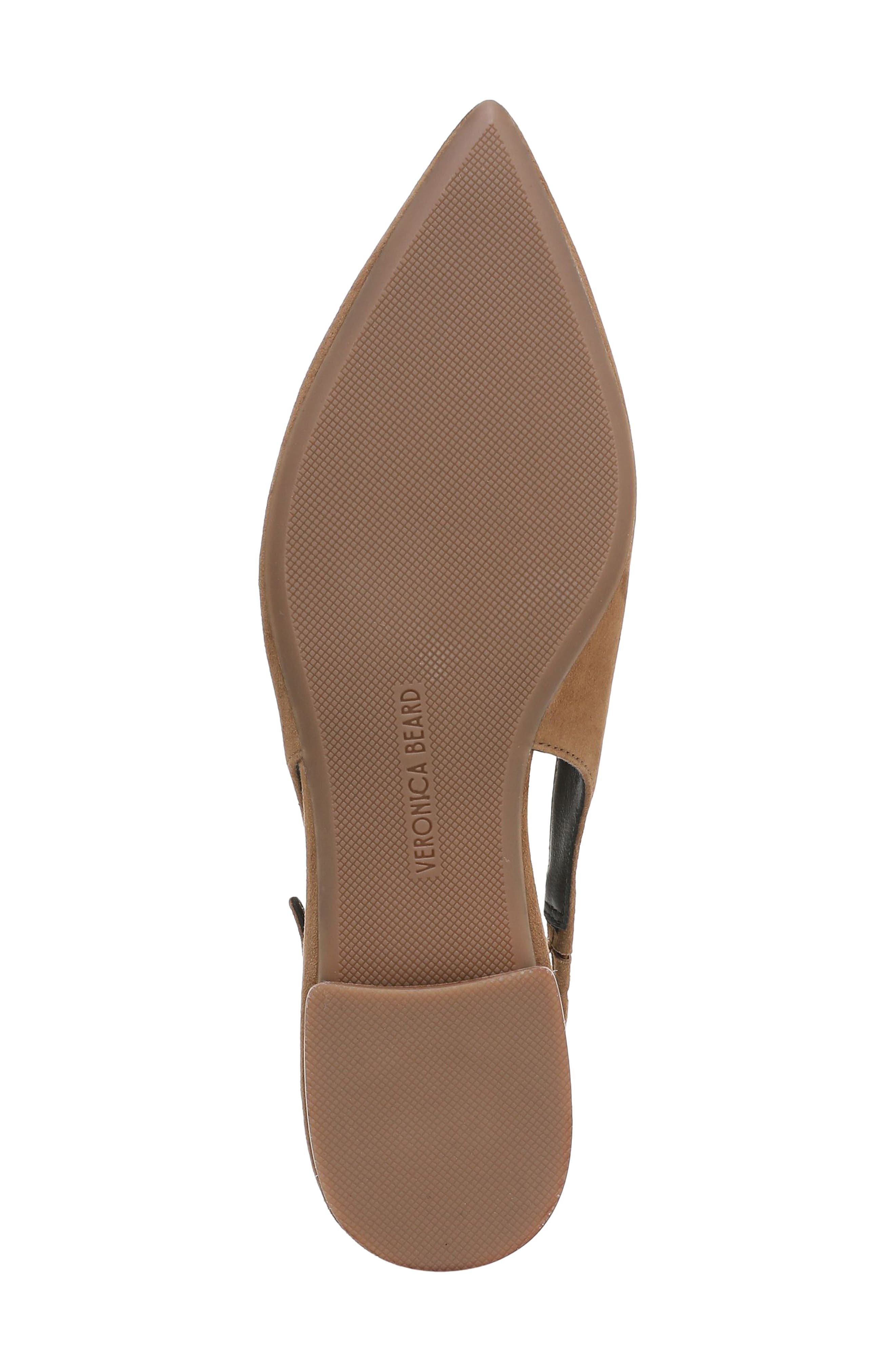 Shina Slingback Pointed Toe Flat, Alternate, color, HAZELWOOD