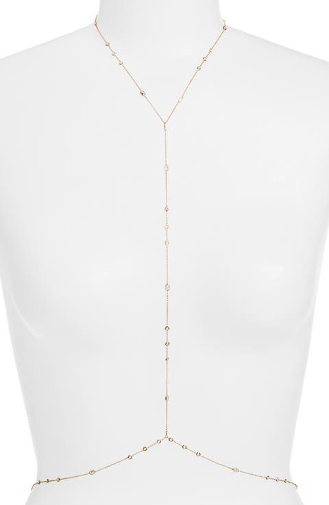Rain Drop Station Body Chain