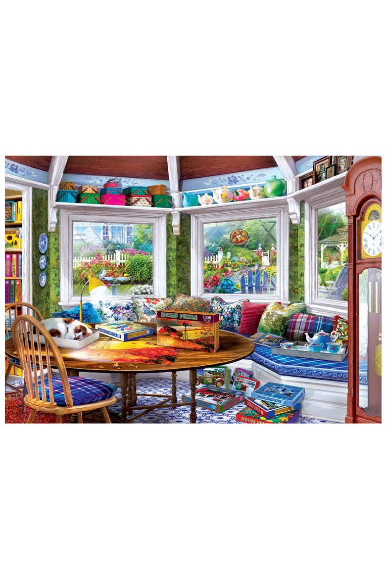 Puzzler's Retreat 3000pc Puzzle, Alternate, color, Multicolor