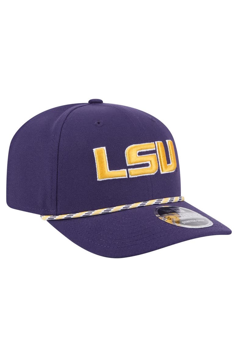 Men's New Era Purple LSU Tigers Gameday Multi-Rope 9SEVENTY Stretch-Snap Hat, Alternate, color, Purple