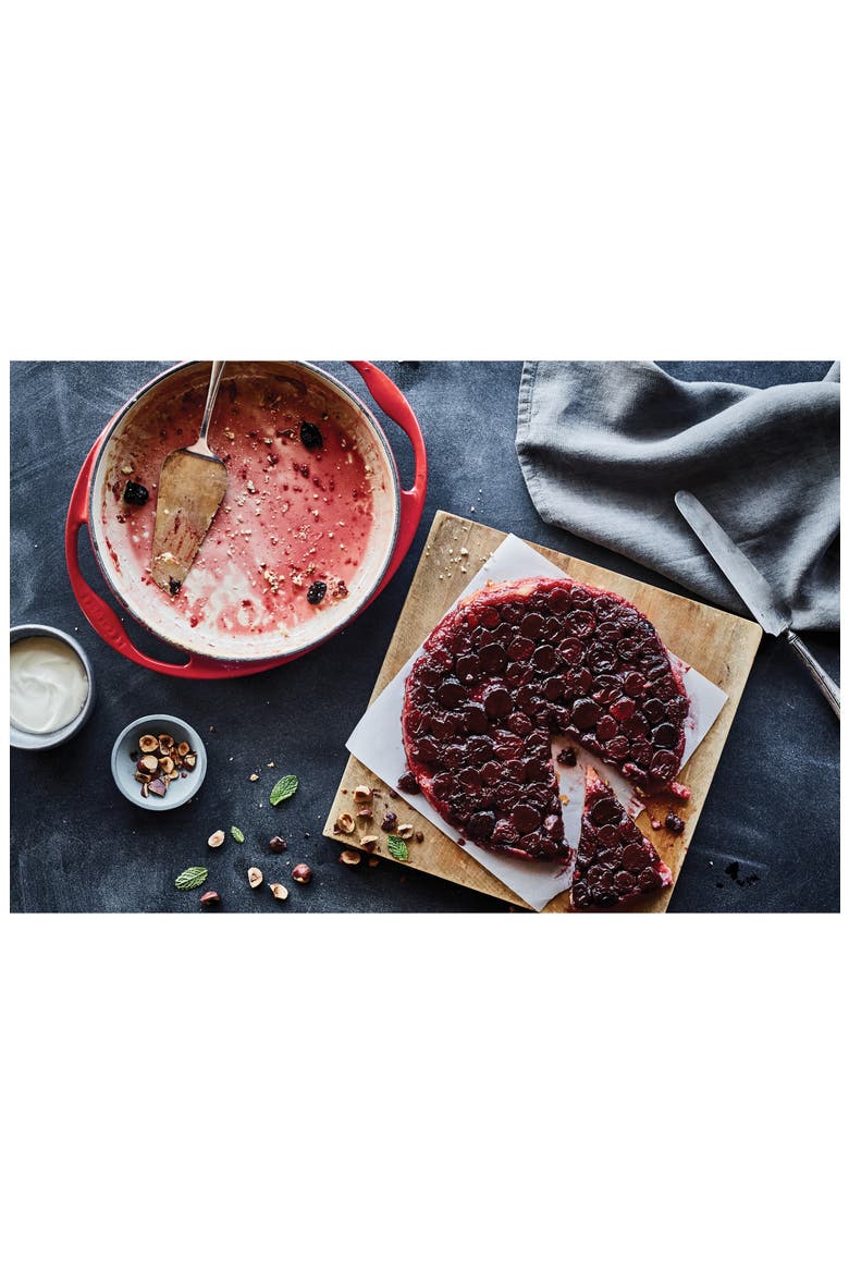 Heritage 2 Quart Tarte Tatin Dish, Alternate, color, cerise
