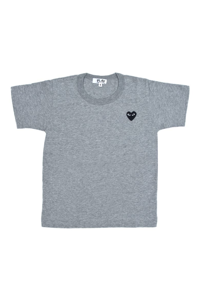 Little Black Heart T-Shirt, Main, color, GREY