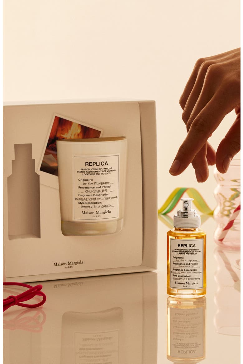Replica By the Fireplace Candle & Fragrance Set $123 Value, Alternate, color, NO COLOR