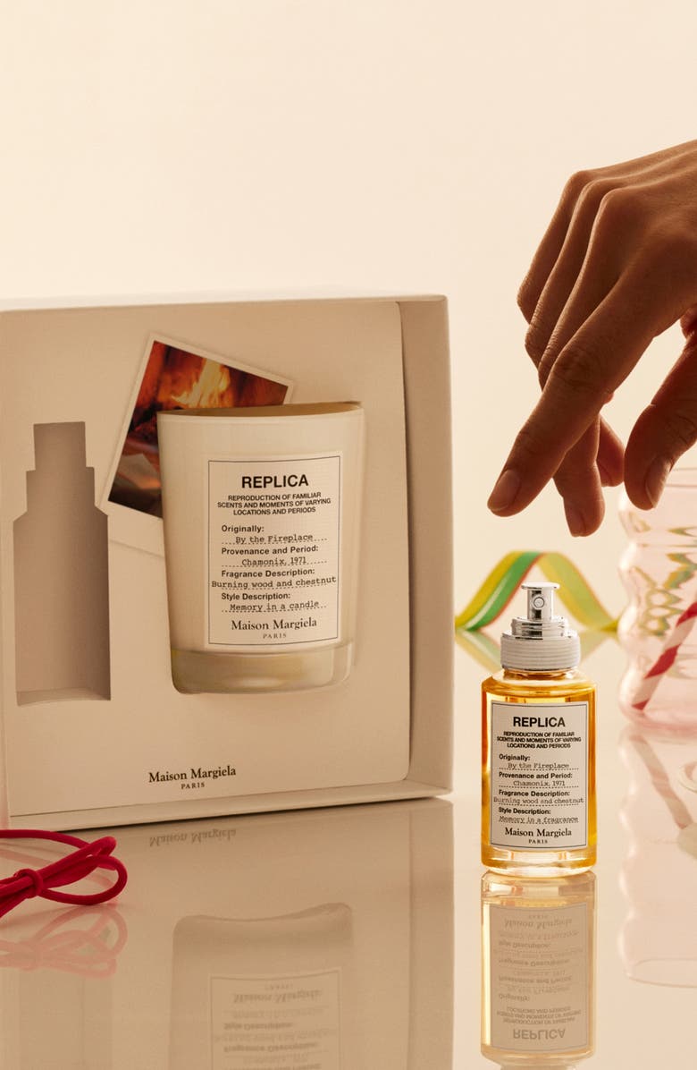 Maison Margiela Replica By the Fireplace Candle & Fragrance Set $123 Value, Alternate, color,