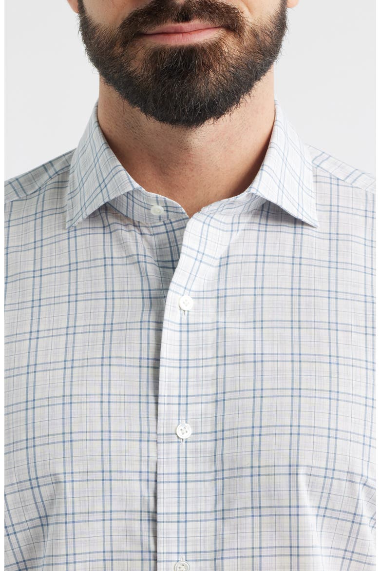 Crown Crafted Pietro Cotton Poplin Button-Up Shirt, Alternate, color, BRITISH GREY