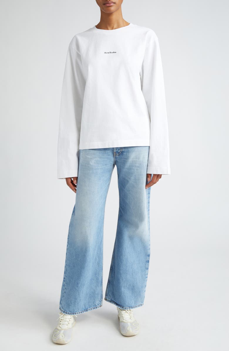 Acne Studios Loose Fit Jeans, Alternate, color, Light Blue