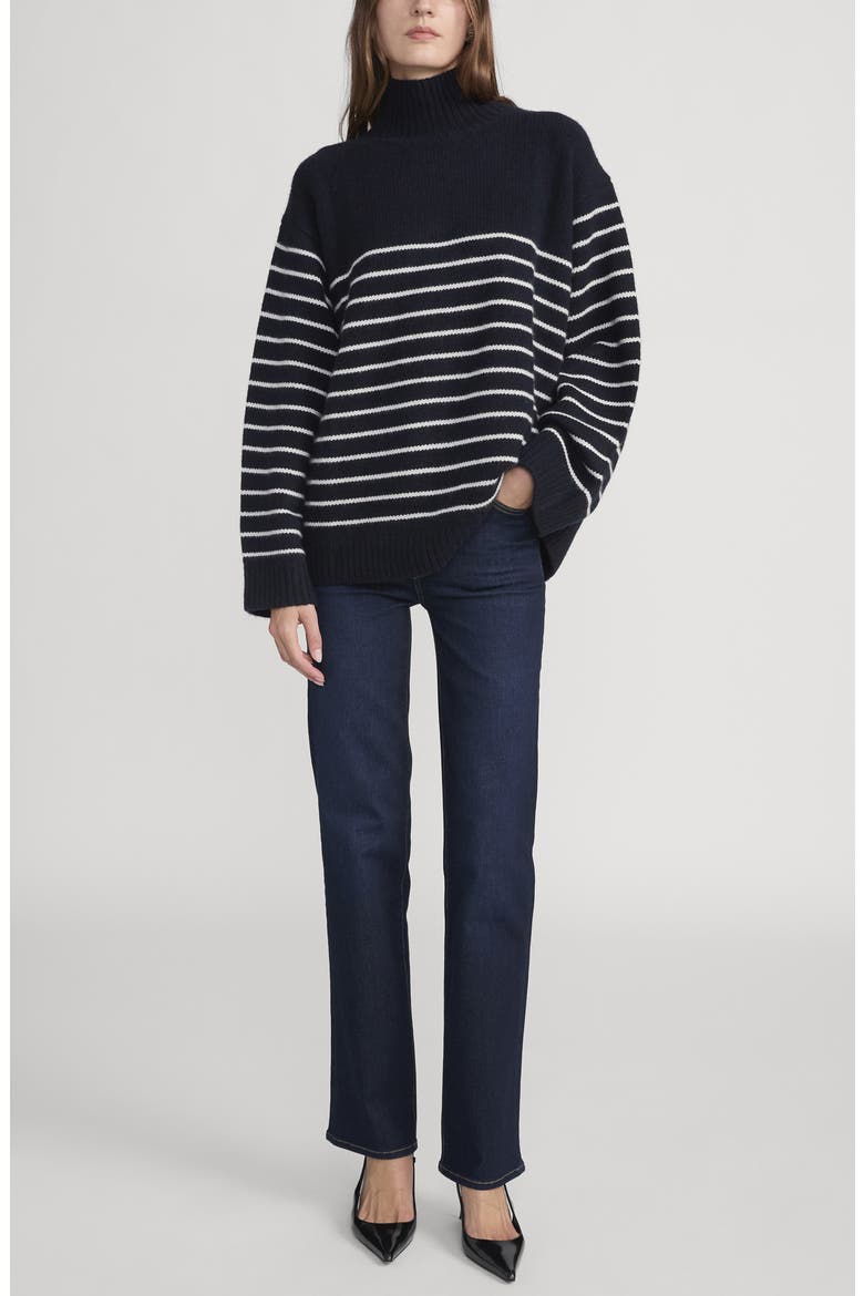 Le Sleek High Waist Straight Leg Jeans, Alternate, color, FAIRWAY
