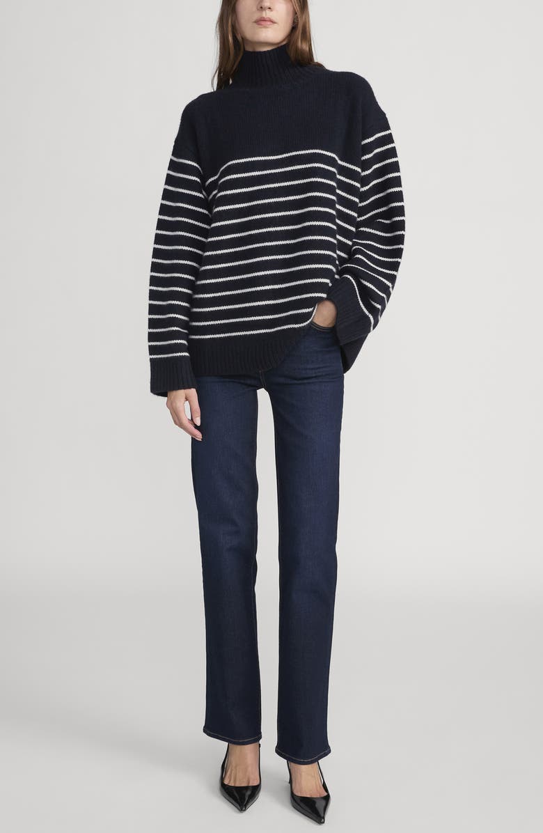 FRAME Le Sleek High Waist Straight Leg Jeans, Alternate, color, Fairway