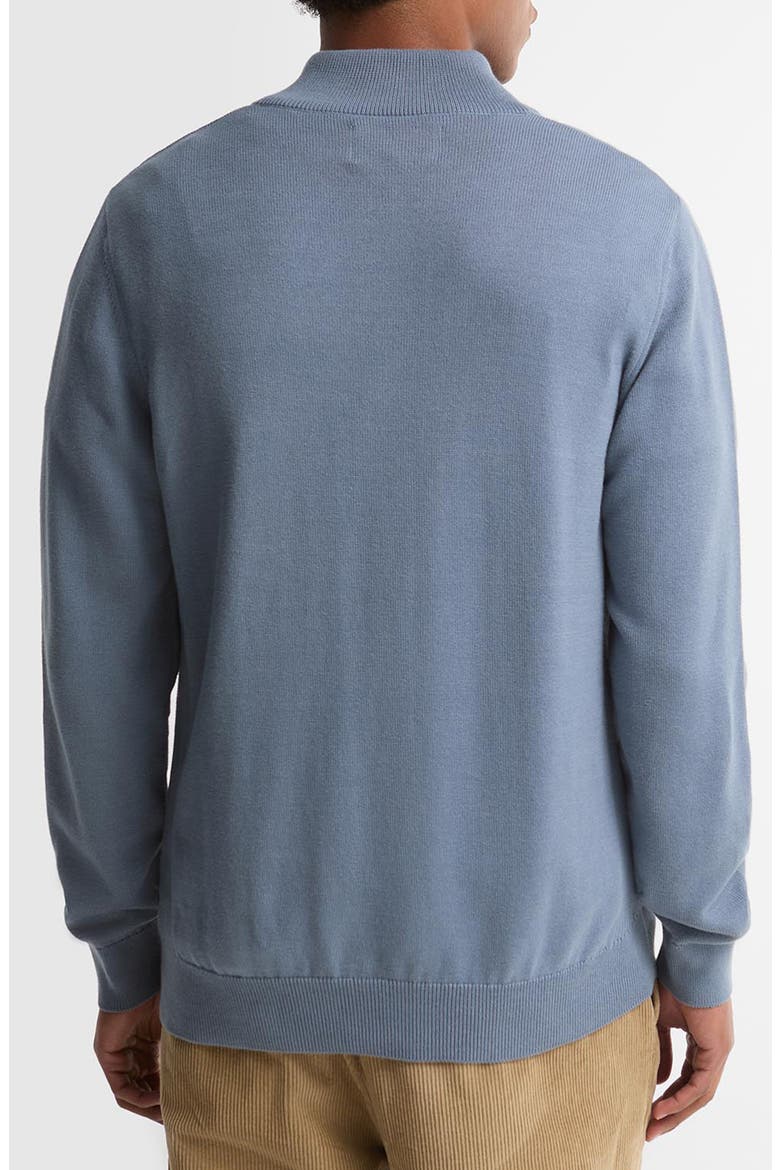 Cotton Half Zip Sweater, Alternate, color, TARN BLUE