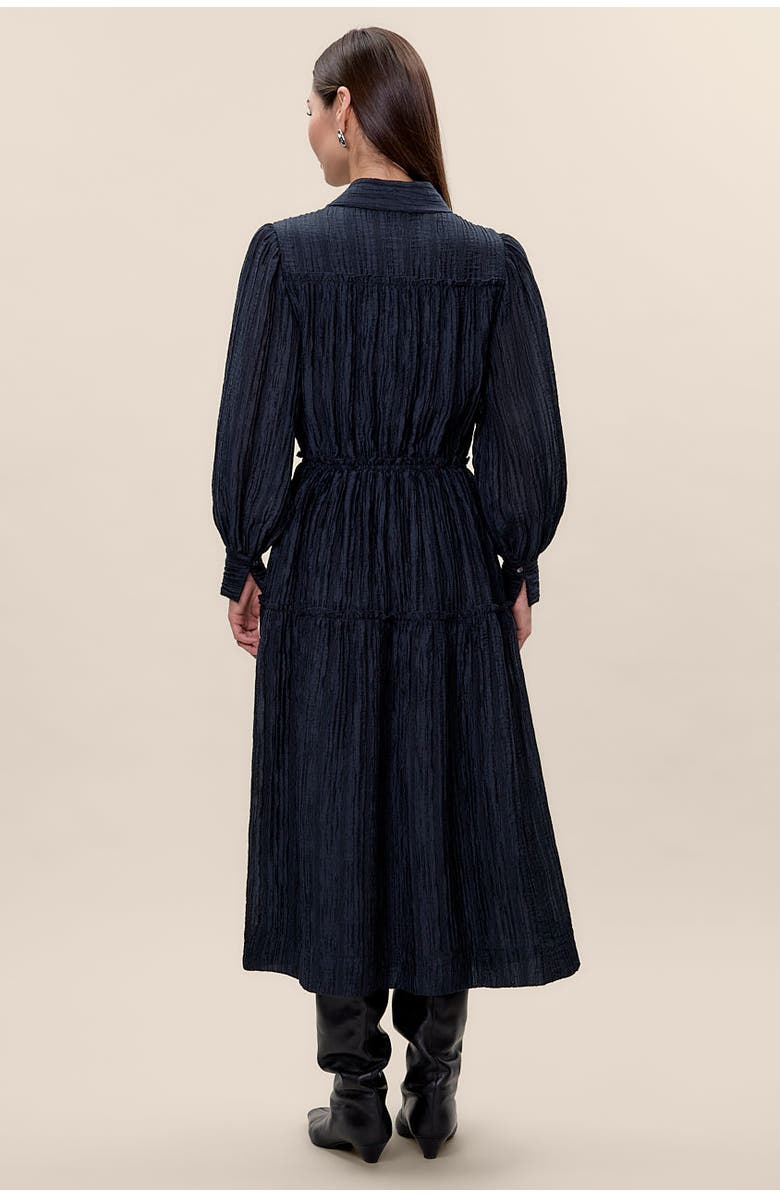 Rebecca Taylor Olivia Shirt Dress, Alternate, color, Graphite