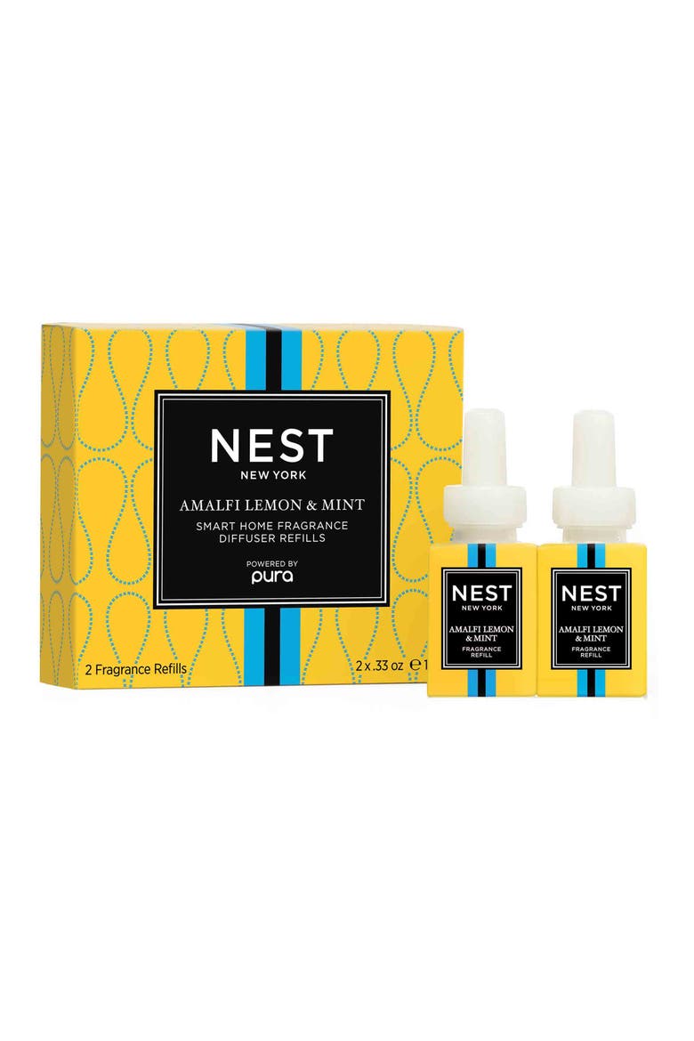 x Pura Home Fragrance Diffuser Refill Duo, Main, color, AMALFI LEMON MINT