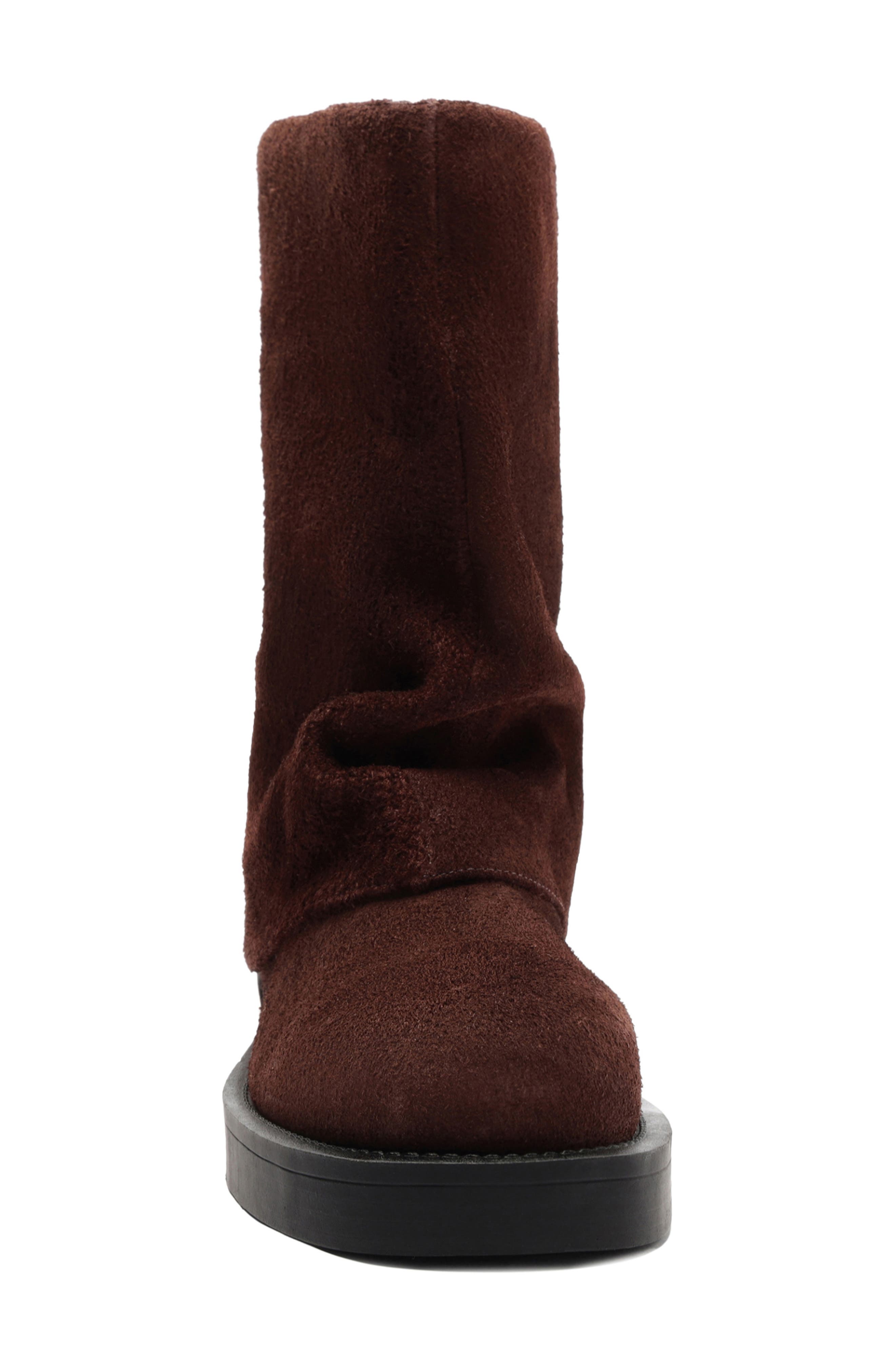 Schutz Keira Cloak Boot, Alternate, color, Root Brown