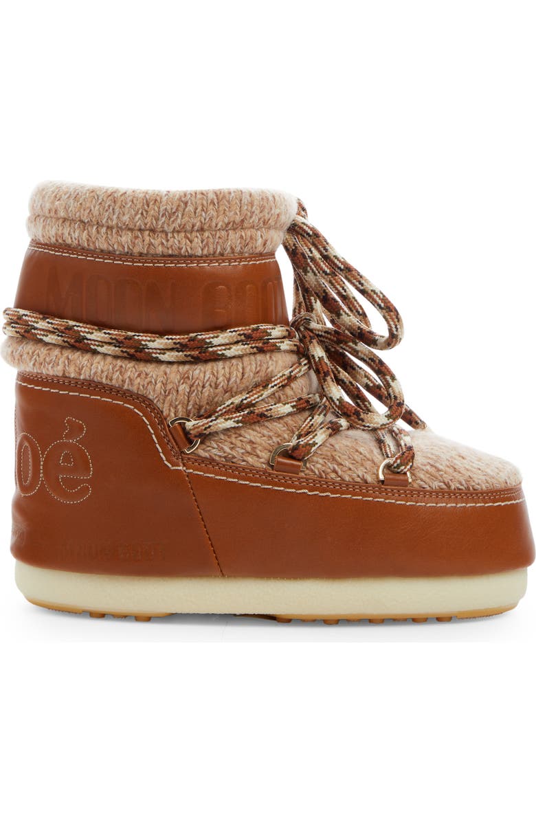Chloé x Moon Boot<sup>®</sup> Lace-Up Boot, Alternate, color,