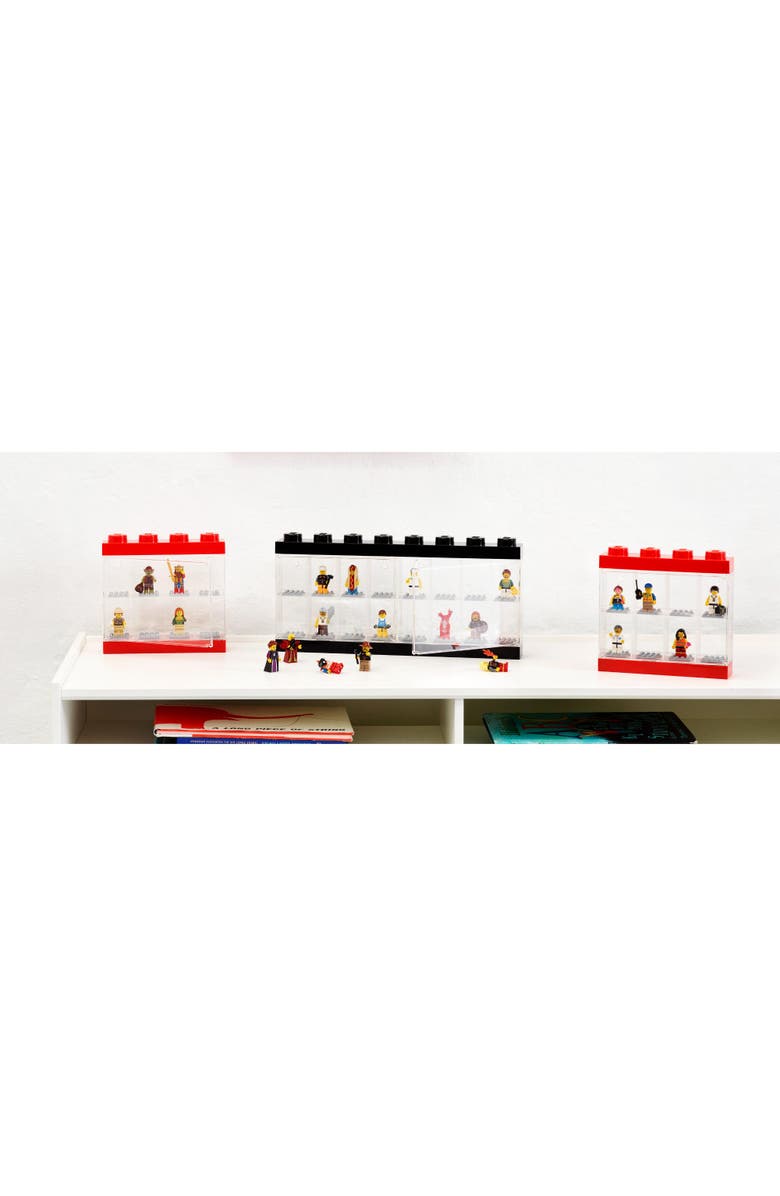 LEGO Minifigure Display Case 16, Alternate, color, Clear