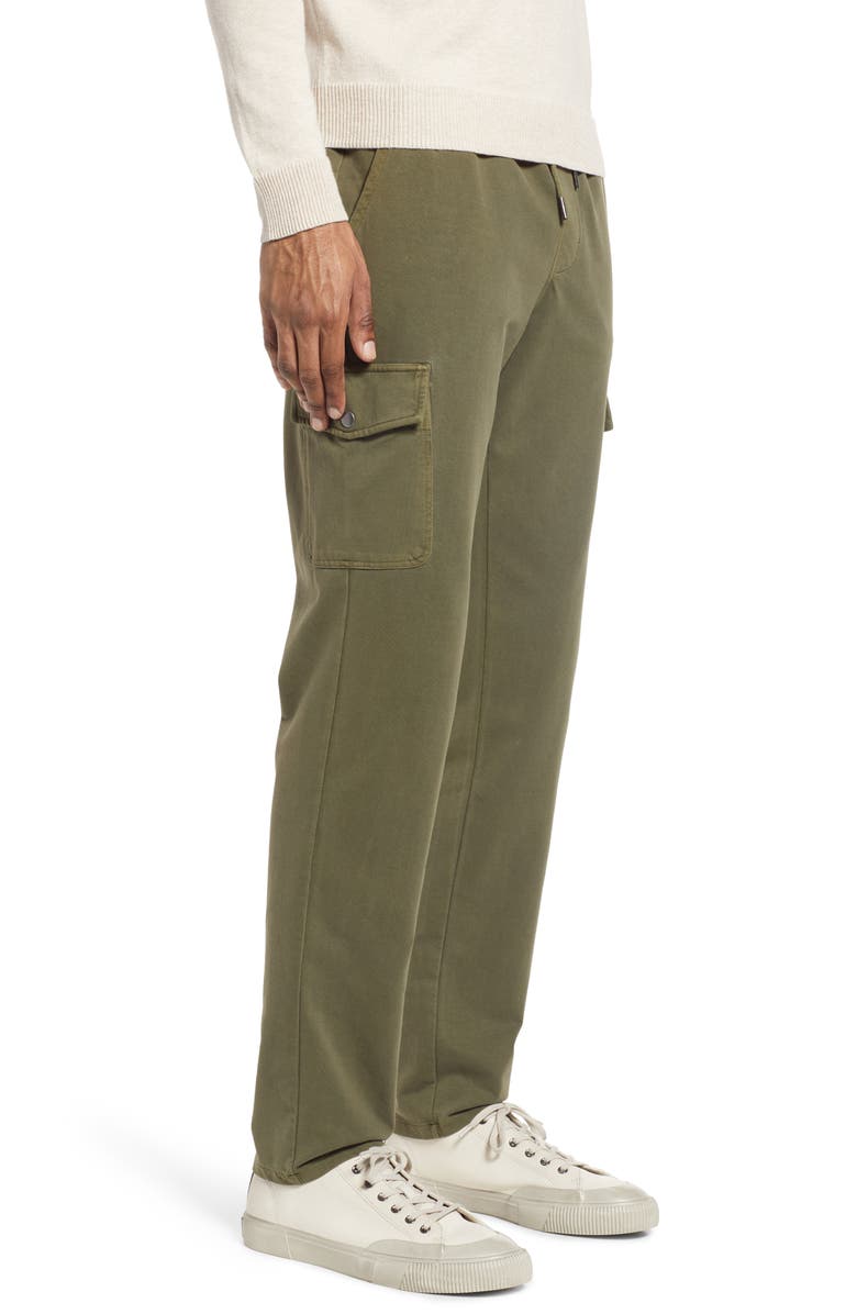 Treasure & Bond Elastic Waist Twill Cargo Pants, Alternate, color, 