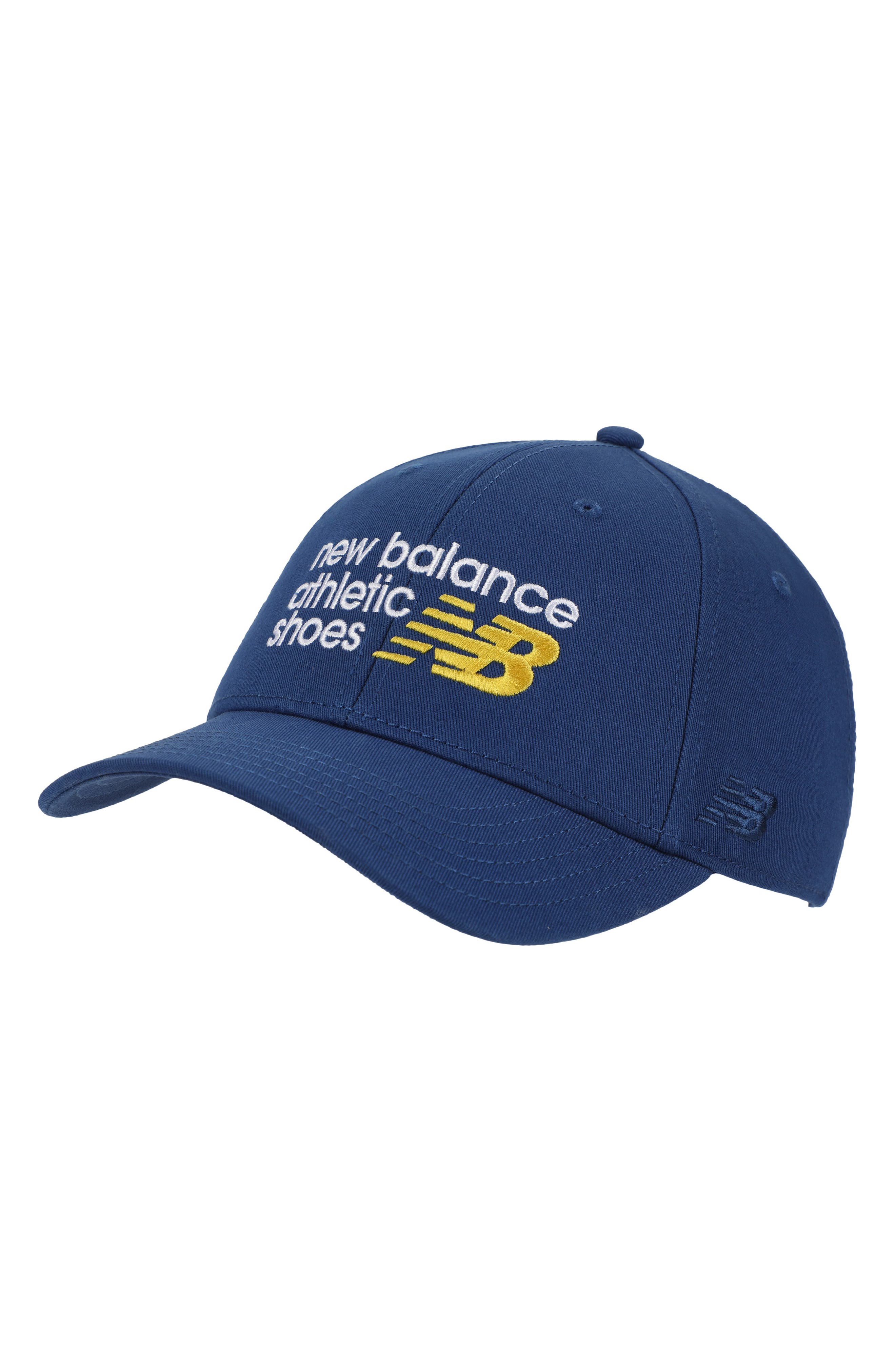 New Balance Stacked Patch Logo Trucker Hat